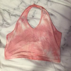 tie dye halter top